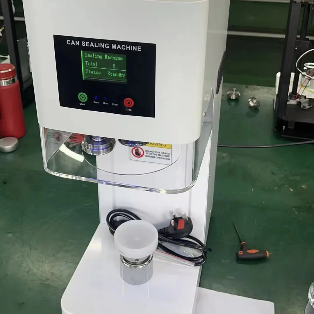 

New Condition Automatic Electric Can Seal Seamer Machine Easy To Operate For Beverage Packaging For Glass Bottles Paper Films