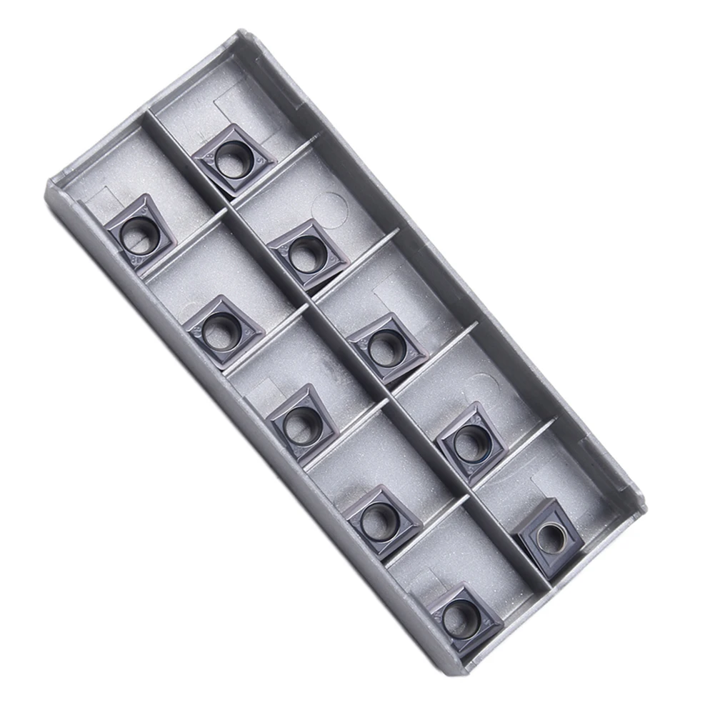 

10 шт. токарные вставки CCMT3-2-SM CCMT09T308-SM твердосплавные вставки с ЧПУ для металлообработки, производство токарных электроинструментов