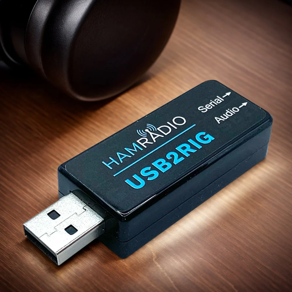 

USB2RIG USB-адаптер звука с поддержкой PTT с управлением VOX USB-аудиоадаптер USB-адаптер звуковой карты Адаптер для KENWOOD YAESU ICOM