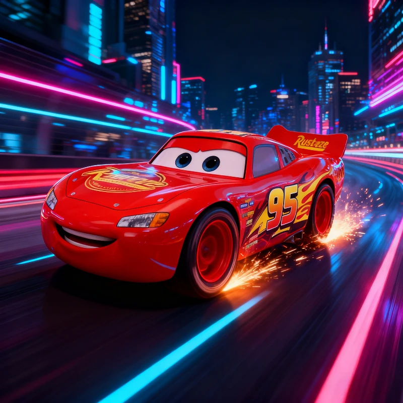 جديد 2025 سيارة التحكم عن بعد ديزني بيكسار سيارات 3 البرق ماكوين لعبة التحكم عن بعد محاكاة سباق السيارات الاطفال هدية الكريسماس #6