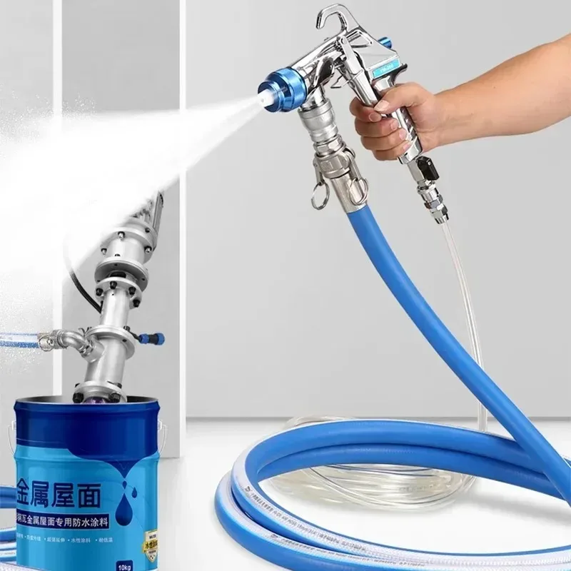 

Dual-head paint sprayer 3.0KW Brushless Motor Multifunctional Portable Real Stone Spraying Machine Putty Coating Device High Pre