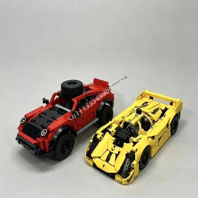 1389PCS High Performance Sports Racing Car Model Building Blocks MOC DIY Creative Assembly Toy Popular Gift Collection Display
