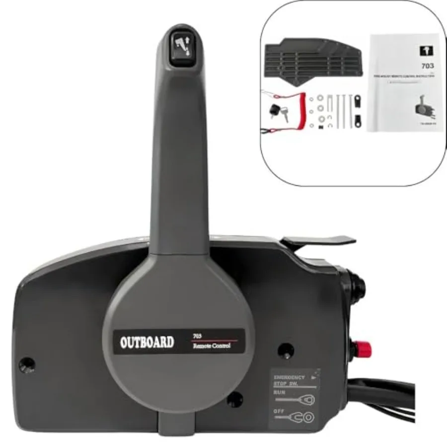 

Boat Throttle Control 7034820717 7034823014 7034820315 Outboard Remote Control Box Assy 10 Pins Fit for Yamaha Outboards Side M