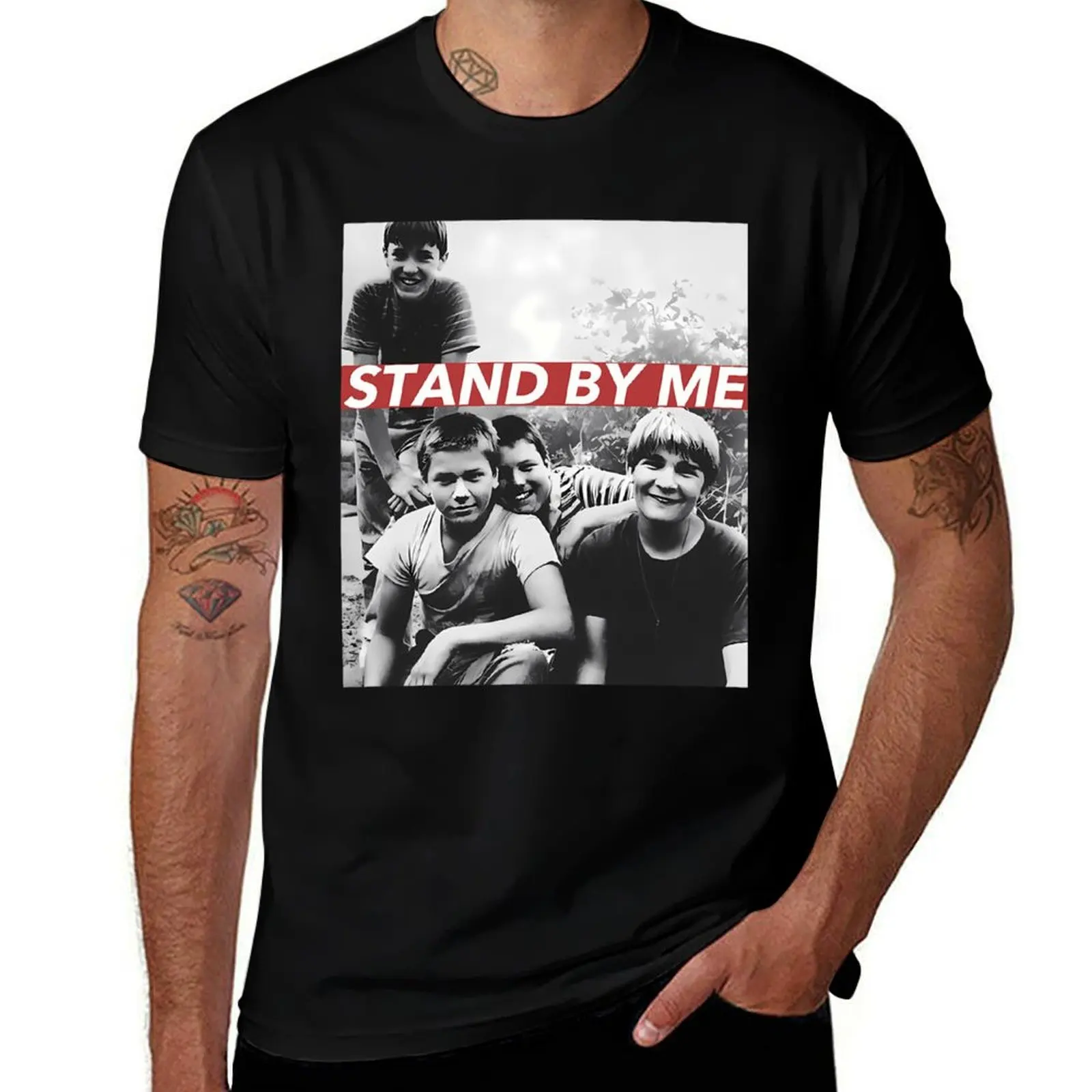 

Stand By Me T-Shirt funny t shirts dark humor t shirts for man cotton soft anime t shirts for man T-Shirt
