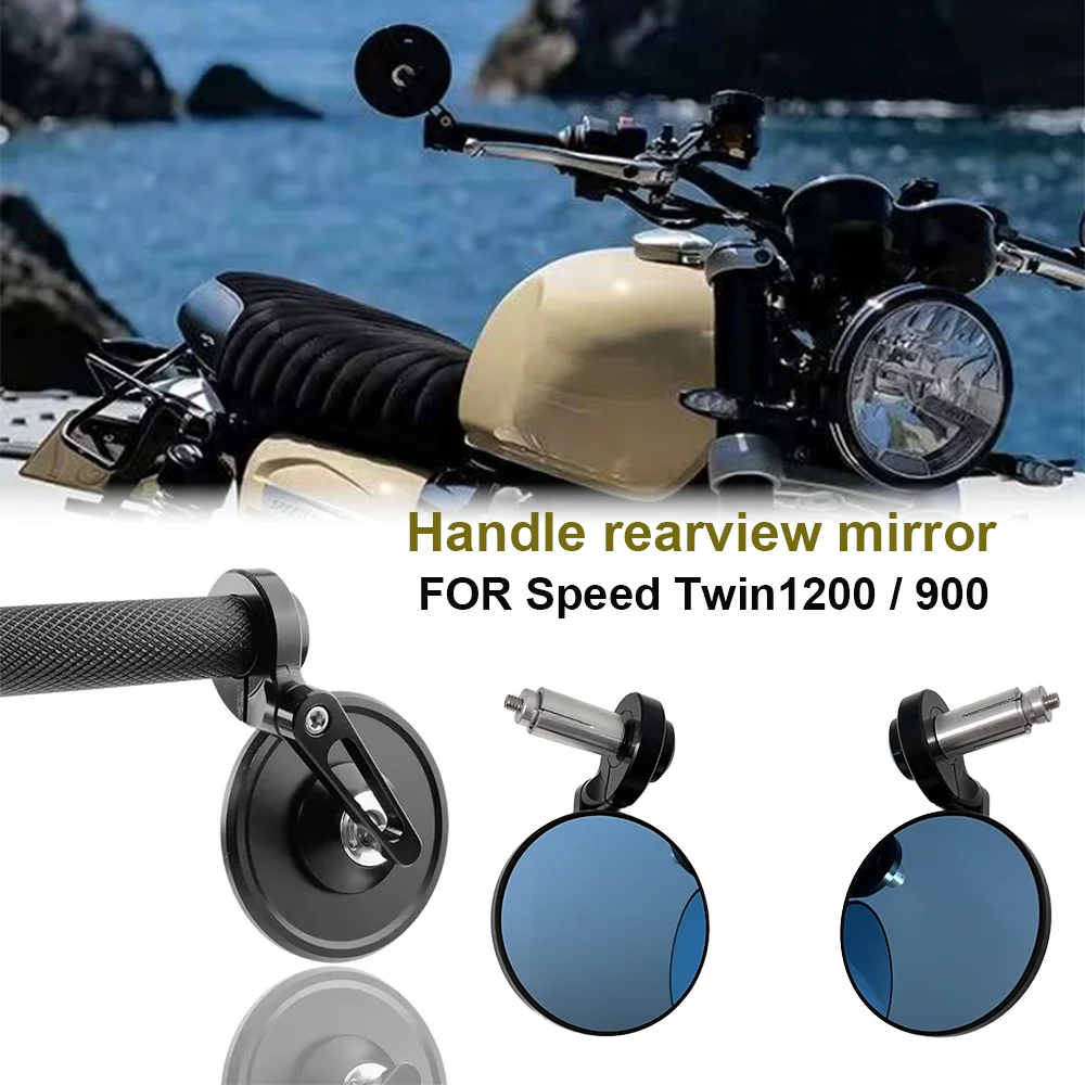 

FOR Triumph Speedmaster 1200 XC XE 900 T120 T100 Motorcycle Retro Handlebar Rearview Mirror CNC Aluminum handlebar mirror