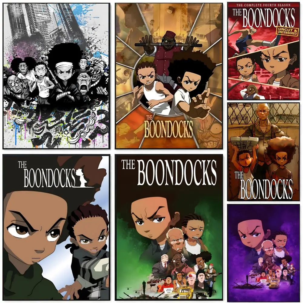 The Boondocks Poster HD Waterproof Self-Adhesive Wall Art – Multi-Scene Use, Top Gift Pick