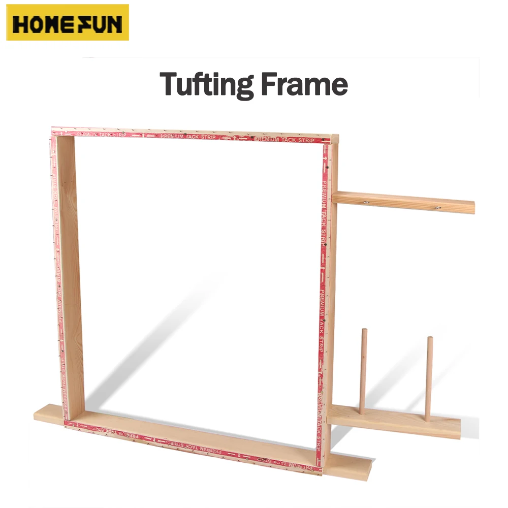 90x90cm Tufting Frame Tufting Gun Frame Wooden Rug Making Frame Kit Carpet Tufting Carpet Making Frame For Use With Tufting Guns