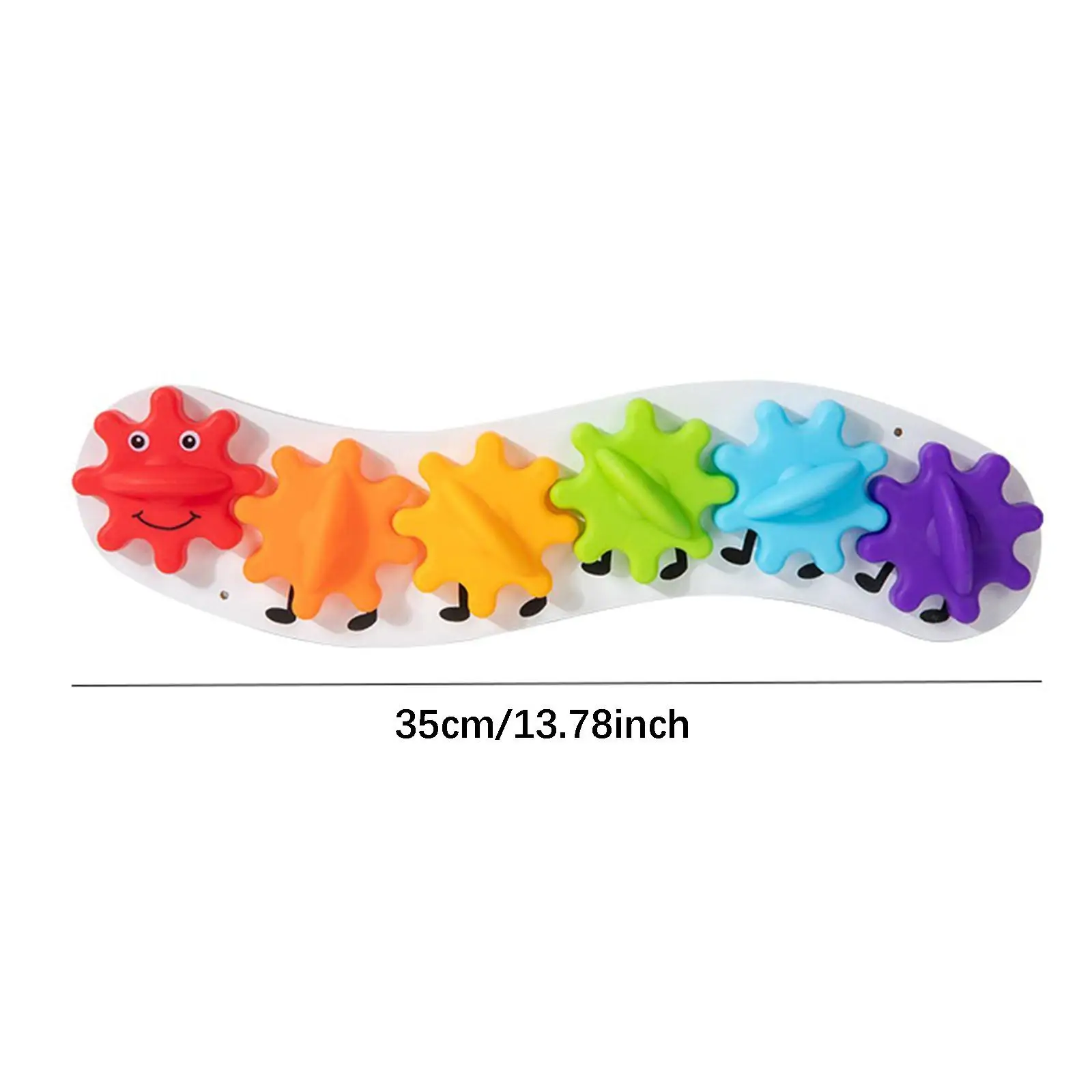 

Gear Accessory Busy Board DIY Sturdy Development Colorful Fine Mortor Skills Activity Fidget Board Parts for Present