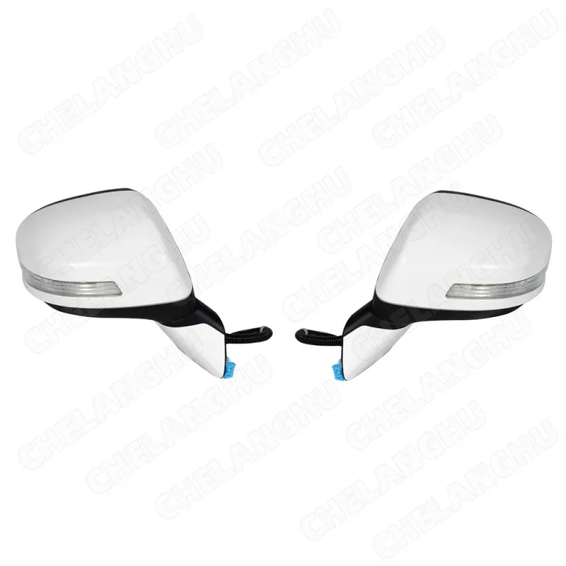 1Pair For Honda Civic 2012 2013 US Version Car-styling Rear Mirror 5-Pin Power Adjust Paintable Turn lamp Mirror Assembly