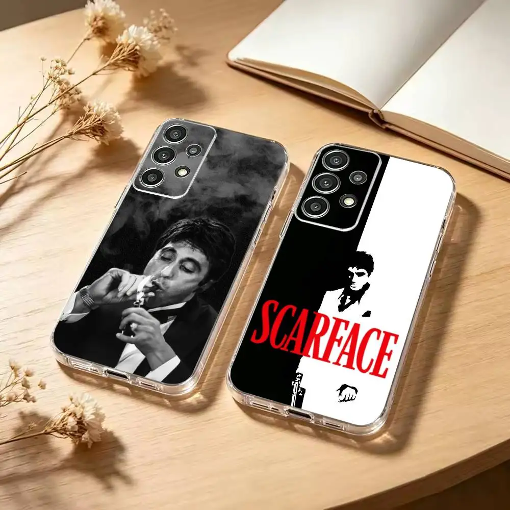 T-tony Montana S-scarface  Phone Case Soft Transparent Case For Samsung S25,S24,S21,S23,S22,S30,Plus,S20,Ultra