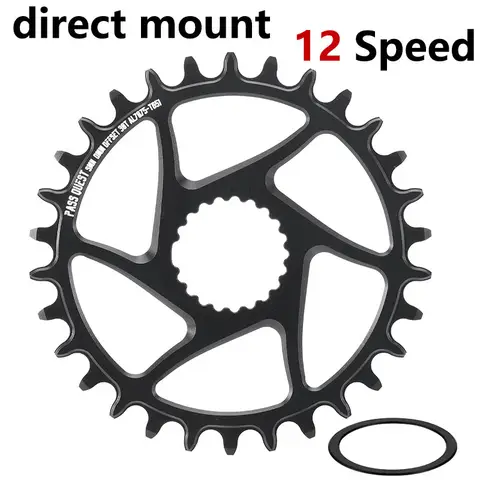 Boost crown 36t Crankset PASS QUEST direct mount chainring 12 speed boost crown 34t 36t 36 teeth 12v For shimano M7100 M8100 M9100 Crankset