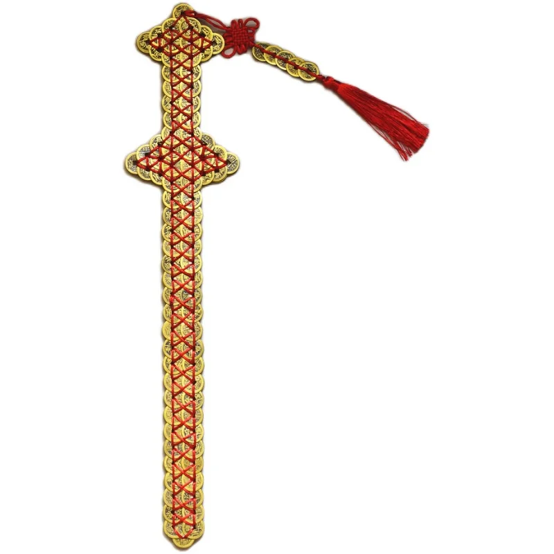 sword magic tool Maoshan Taoist priest five emperors money sword money sword pendant