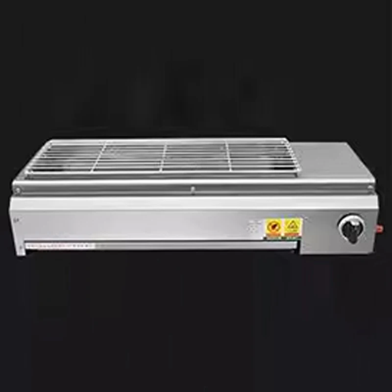 Gas Grill Commercial Natural Gas Household Smokeless Grill Stainless Steel Burner Flameout Protection image 5