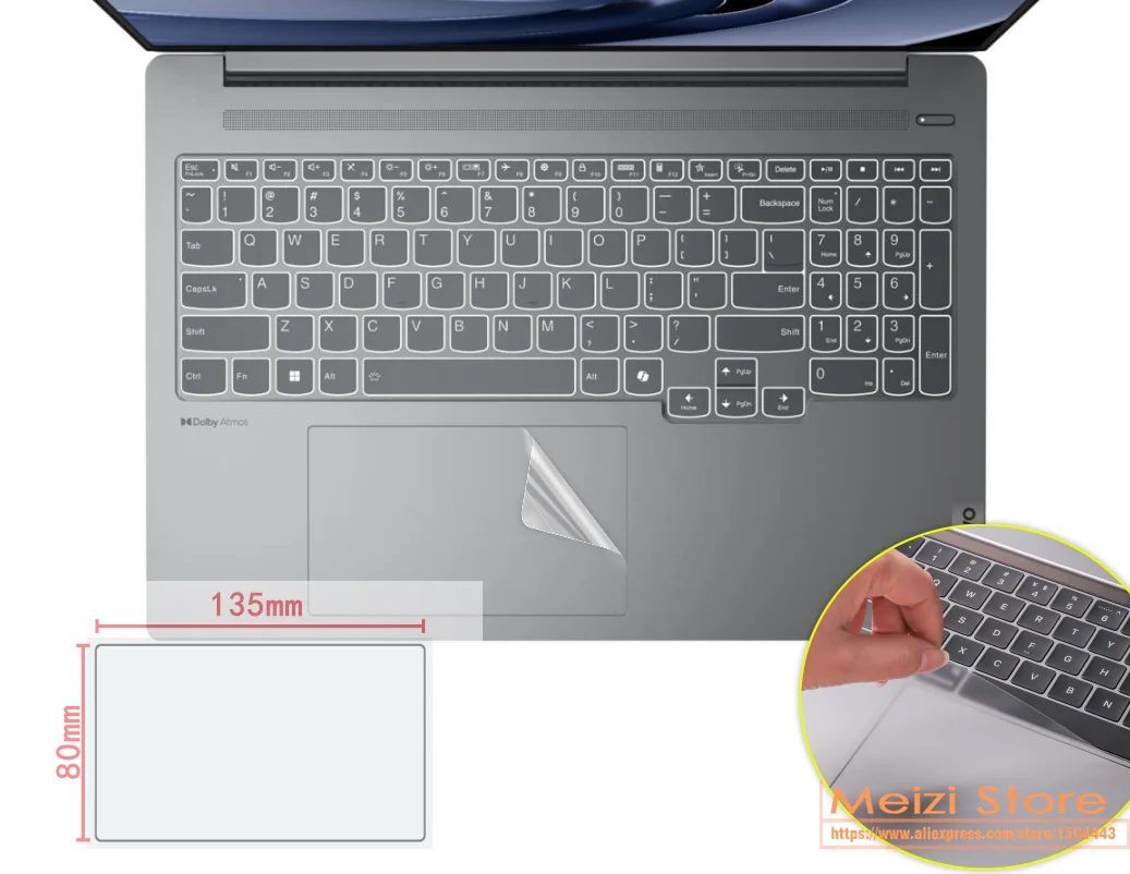 Matte Touchpad For Lenovo IdeaPad Pro 5 Gen 9 8 7 16AKP10 16IMH9 16IRH8 Film Sticker Protector Protective Touch Pad Touchpad