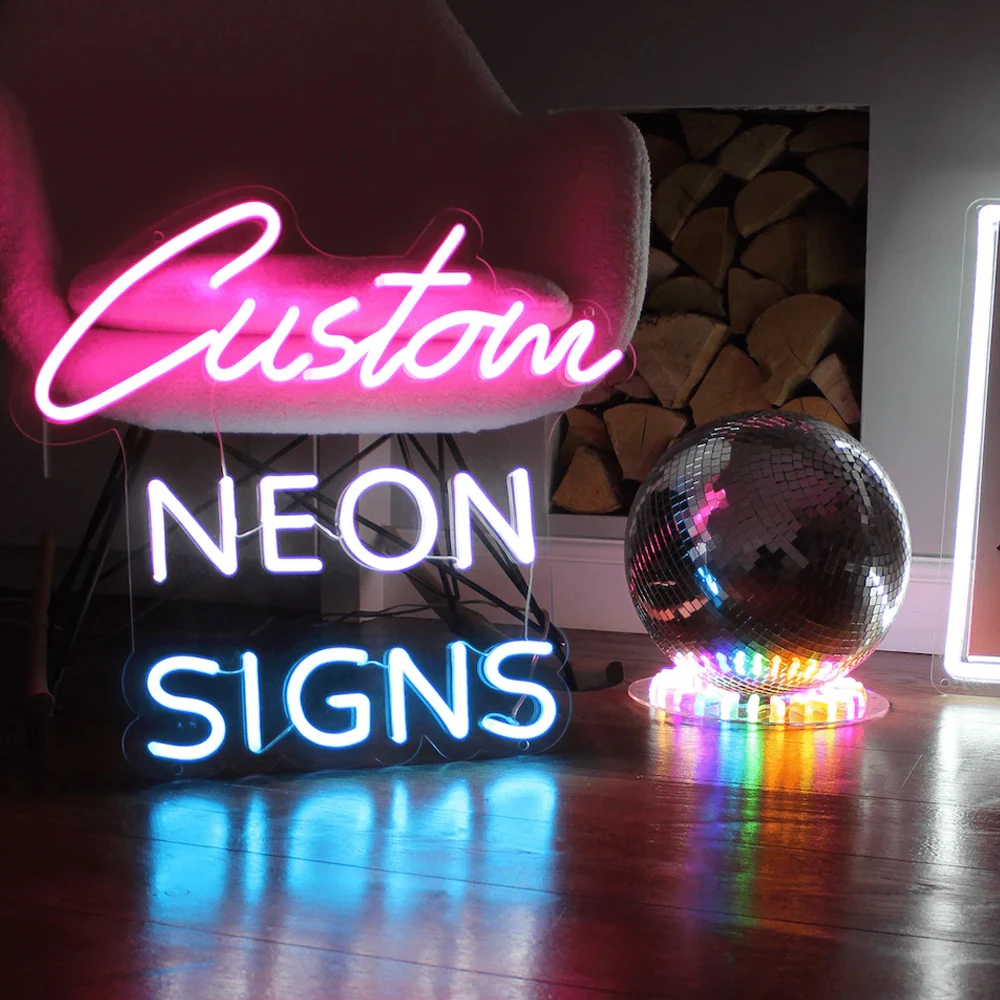 Custom Neon Sign Acrylic Personalized LED Signs for Wall Bedroom Wedding Birthday Party Bar Logo Decor Night light In/outdoor