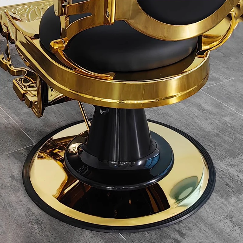 كرسي حلاق عالي التحمل قابل للتعديل مريح مبطن كرسي صالون استوديو الشعر متجر تجميل سيلا دي كورتي دي بيلو أثاث الصالون