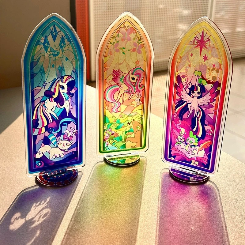 حامل نافذة My Little Ponys Pinkie Pie Rainbow Dash Fluttershy Twilight Sparkle مع أيدي للهدايا #1