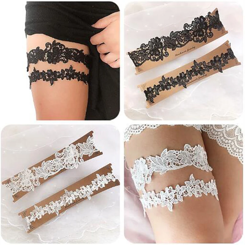 Leg Rings Ladies Bridal Lace Stocking European And American Wedding Accessories Sexy Charming Garters Elastic Leg Rings