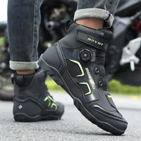 New Motorcycle Boots Men Leather Motos Breathable Anti Slip Wear-resistant Riders Boots Motorbike Racing Ankle Length Shoes - Image 6