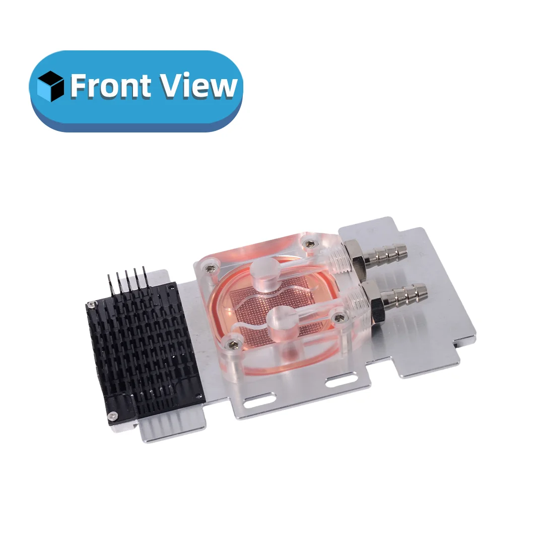 2026 NEW V100 A100 PG199 SXM2 Copper + Aluminum Water-cooled Head Upgraded Version 140x80 for NVIDIA Tesla Calculation Card
