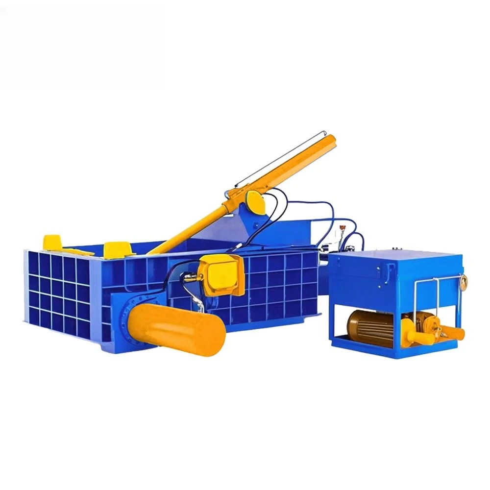 Clothes Scrap Metal Cardboard Press Carton Horizontal Can Car Tyre Iron Scarp Plastic Waste Baler Machine Baling Machine