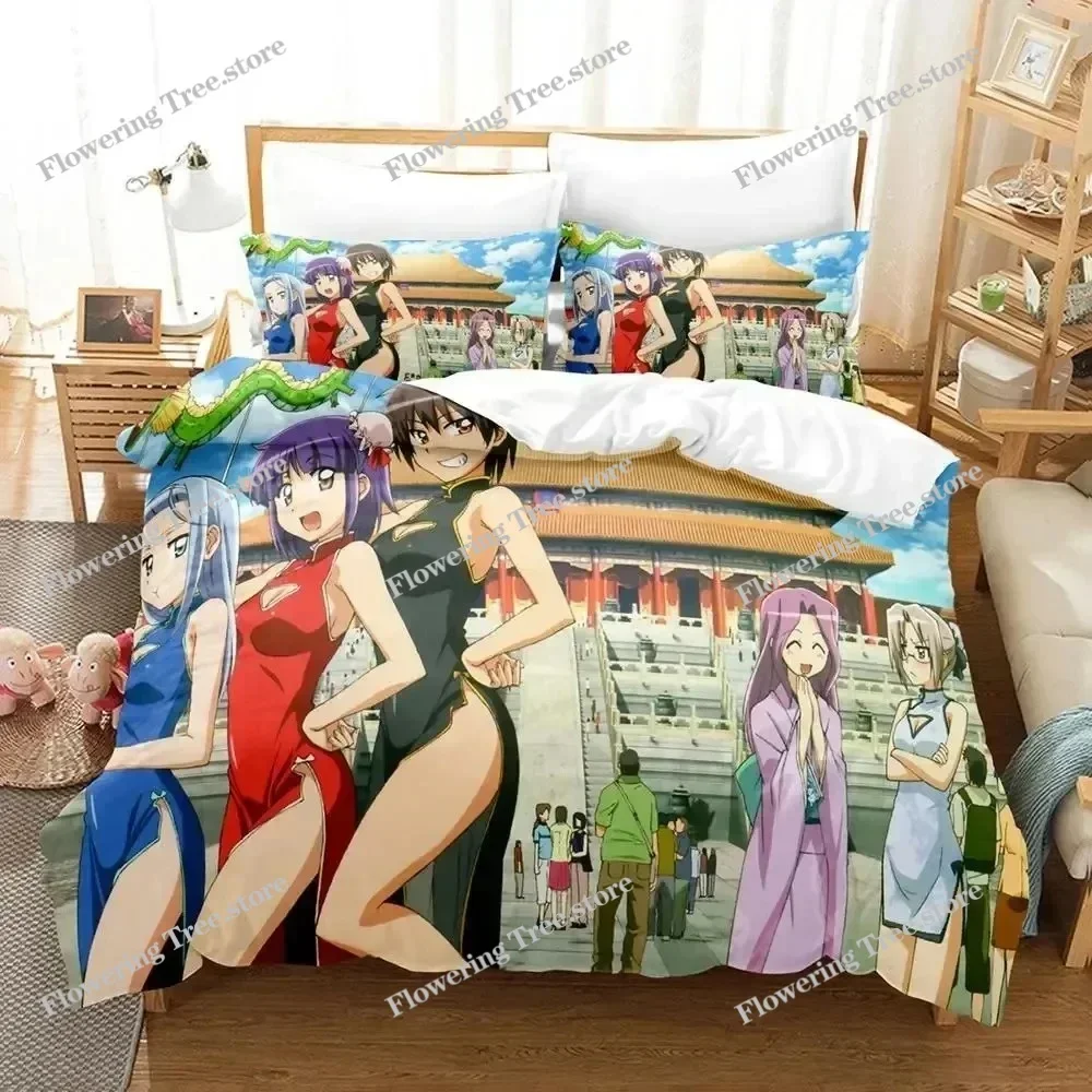 

Anime Hayate the Combat Butler Bedding Set Duvet Cover Bed Set Quilt Cover Pillowcase Comforter king Queen Size Boys Adult