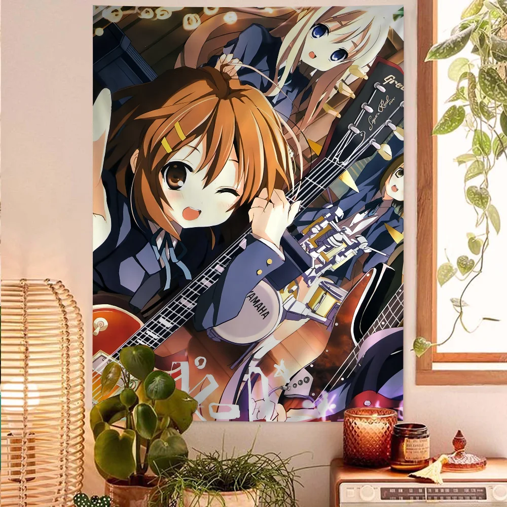 K-ON Anime Wall Tapestry Home Decoration Hippie Bohemian Decoration Divination INS Home Decor