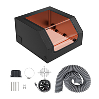 Creality Protective Cover Laser Engraver Enclosure with Vent Eye Protection Fireproof Dustproof Noise Reduction Laser Cutting