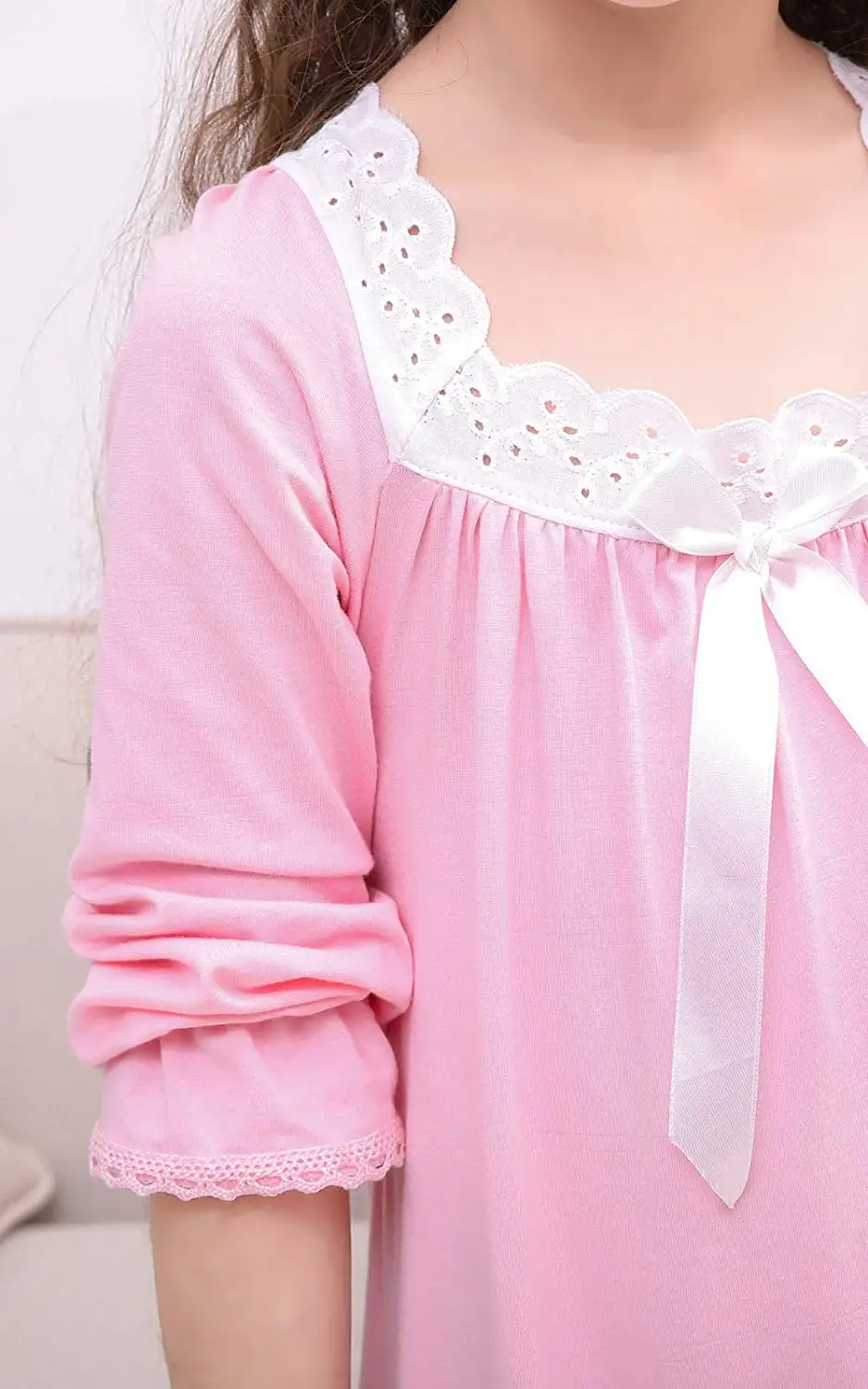 Chemise de nuit princesse à manches longues pour bébé fille, vêtements de nuit, pyjamas, robe de Noël, enfants de 3 à 12 ans