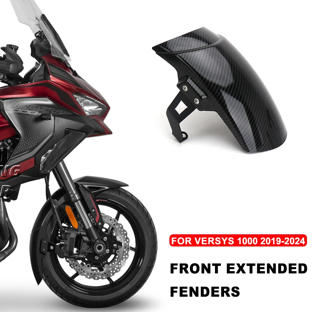 

NEW Front Fender Extender For Kawasaki VERSYS Versys 1000 2019-2024 Accessories with Splash Proof Function for Versys1000