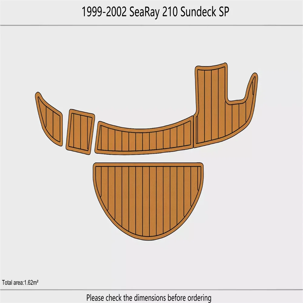 1999-2005 SeaRay 210 Sundeck swimming platform Pads 1/4