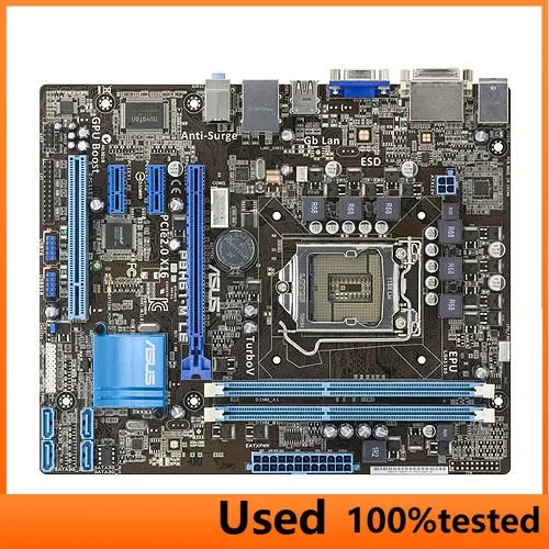 ASUS P8H61-M LE Socket LGA 1155 DDR3 16GB compatible con I3 I5 I7 uATX placa base de escritorio integrada usada