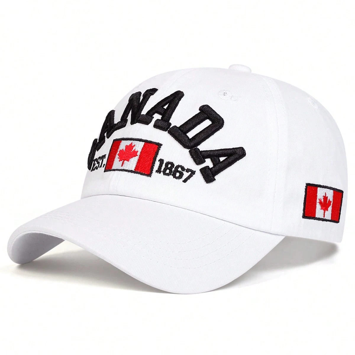 Fashion Cotton Canada Baseball Cap Flag of Canada Hat Snapback Adjuatable Mens Baseball Caps Gorras