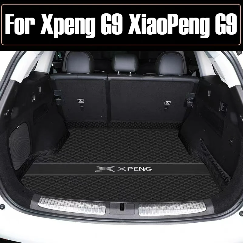

Автомобильные аксессуары для Xpeng G9 XiaoPeng G9 2023 2024 2025 коврики в багажник водонепроницаемые авто багажник автомобильные индивидуальные защитные накладки для интерьера