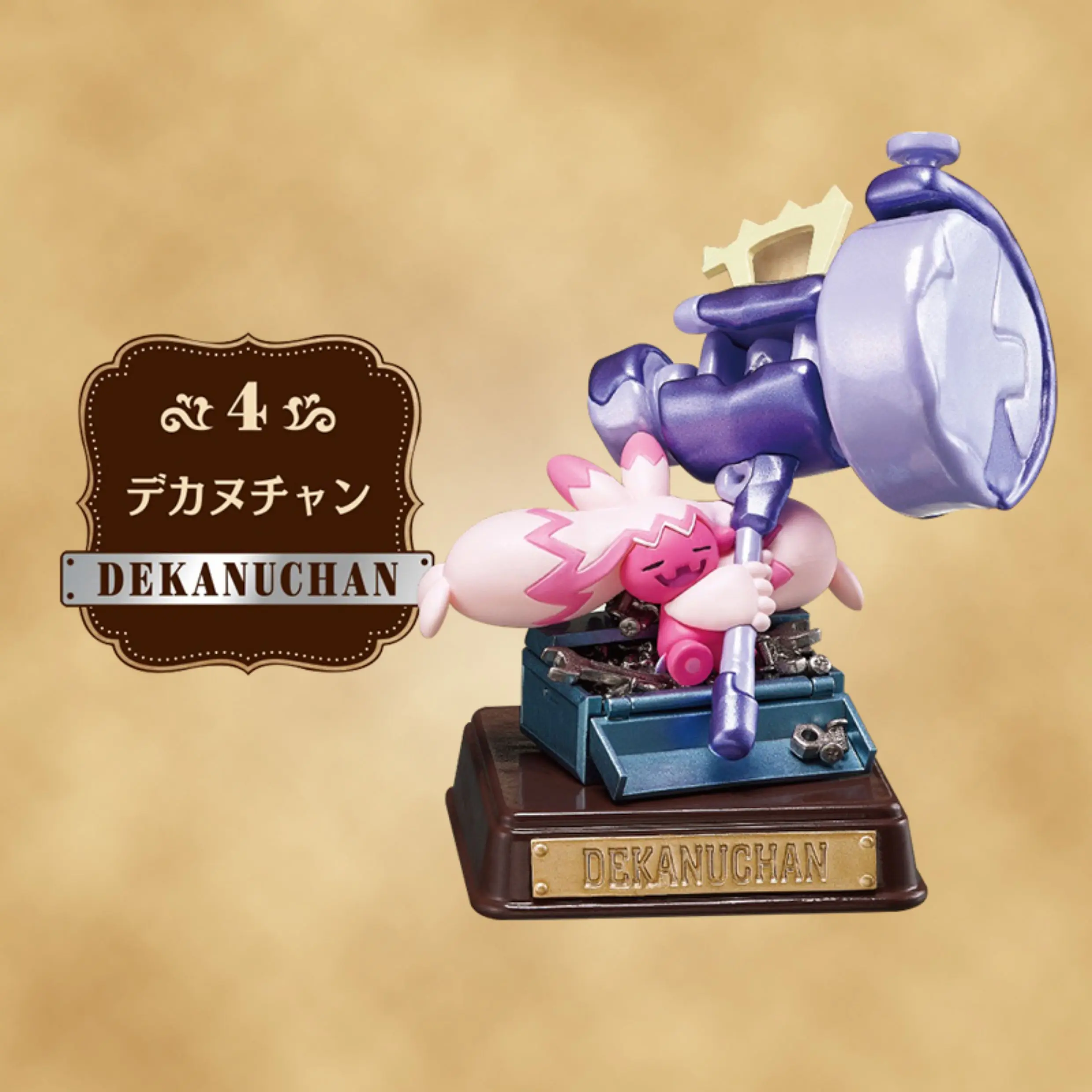 Echte Rement Pokemon Metallic Sculpture Blind Box Pikachu Charizard Figuur Vintage Metal Model Desktop Display Officieel