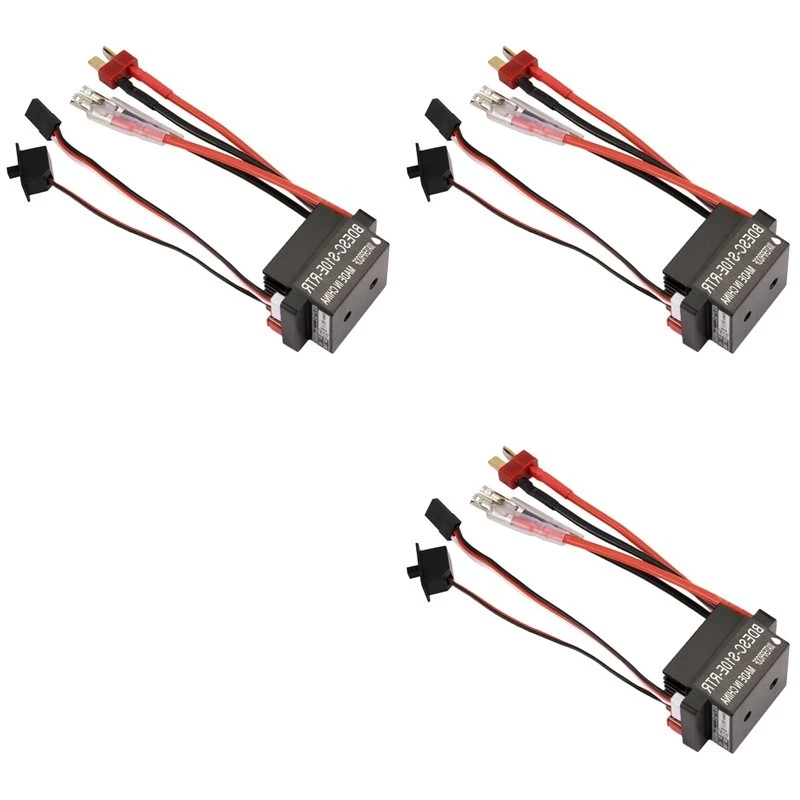 ABTJ-3X RC Hobby 60A ESC, регулятор скорости для щеточных двигателей с 2A BEC, высоковольтный 6-12В, ESC для радиоуправляемых кораблей и автомобилей, модель B.