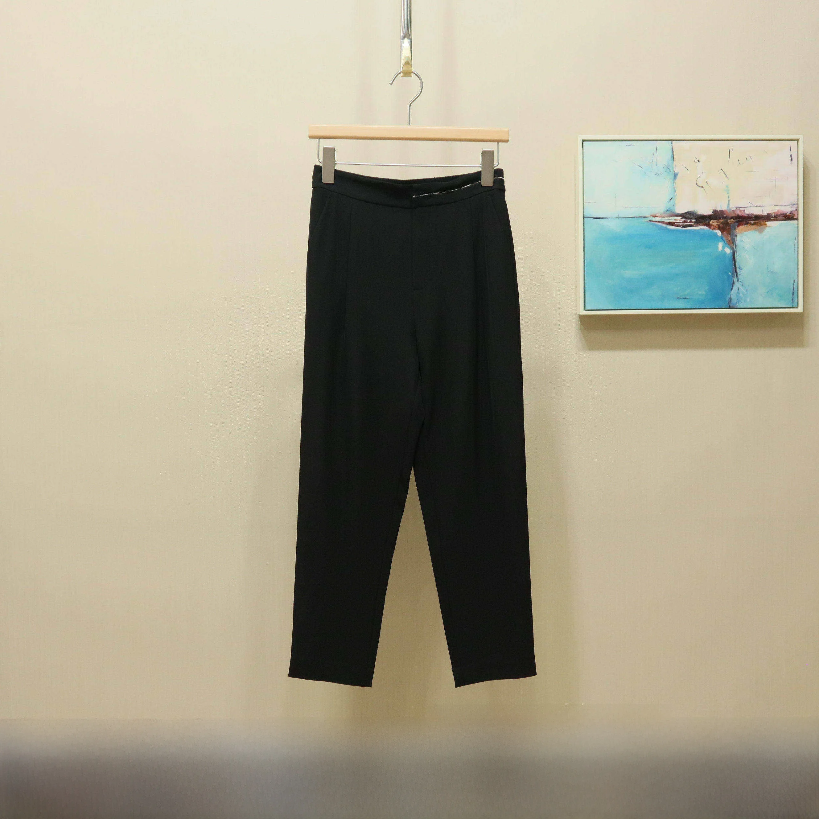 

Casual Harlan Pants Versatile Summer New Arrival Women's Premium Faion Straight Leg High Waist Long Pants Ele Lady