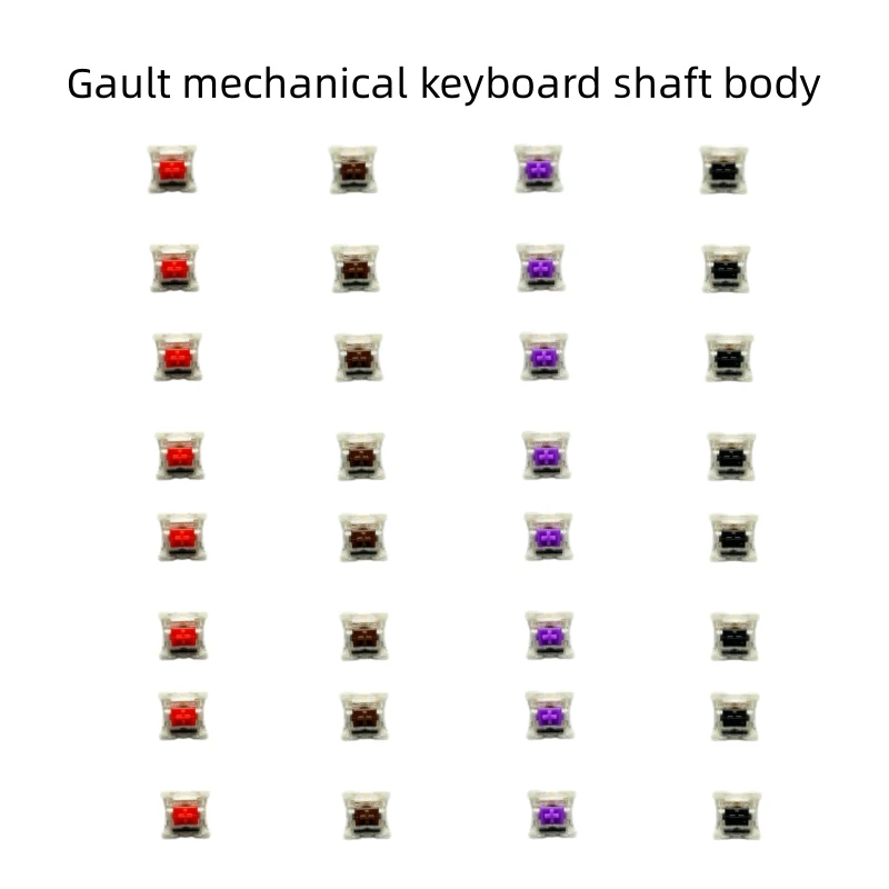 5/3/1pcs OUTEMU Gaute Mechanical Keyboard Shaft Switch Green Shaft Red Shaft Tea Black Purple Green Gold Silver Shaft Mute White