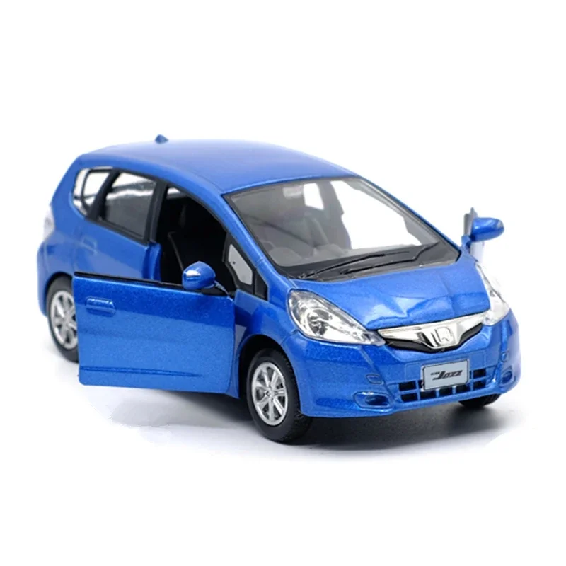 1:36 Honda Jazz Fit Alloy Car Model Diecasts Metal Mini Vehicles Car Model Simulation Miniature Scale Collection Childrens Gifts