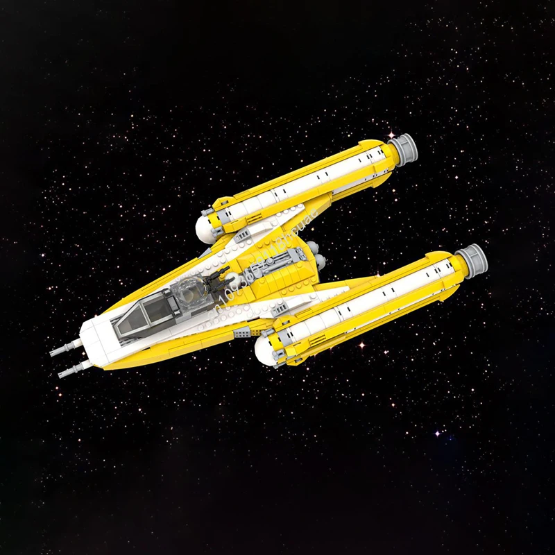 

Конструктор MOC Star Battle Republic BTL-B Y Wing Starfighter, 559 деталей, модель космического корабля, развивающие строительные блоки, креативный набор для обучения