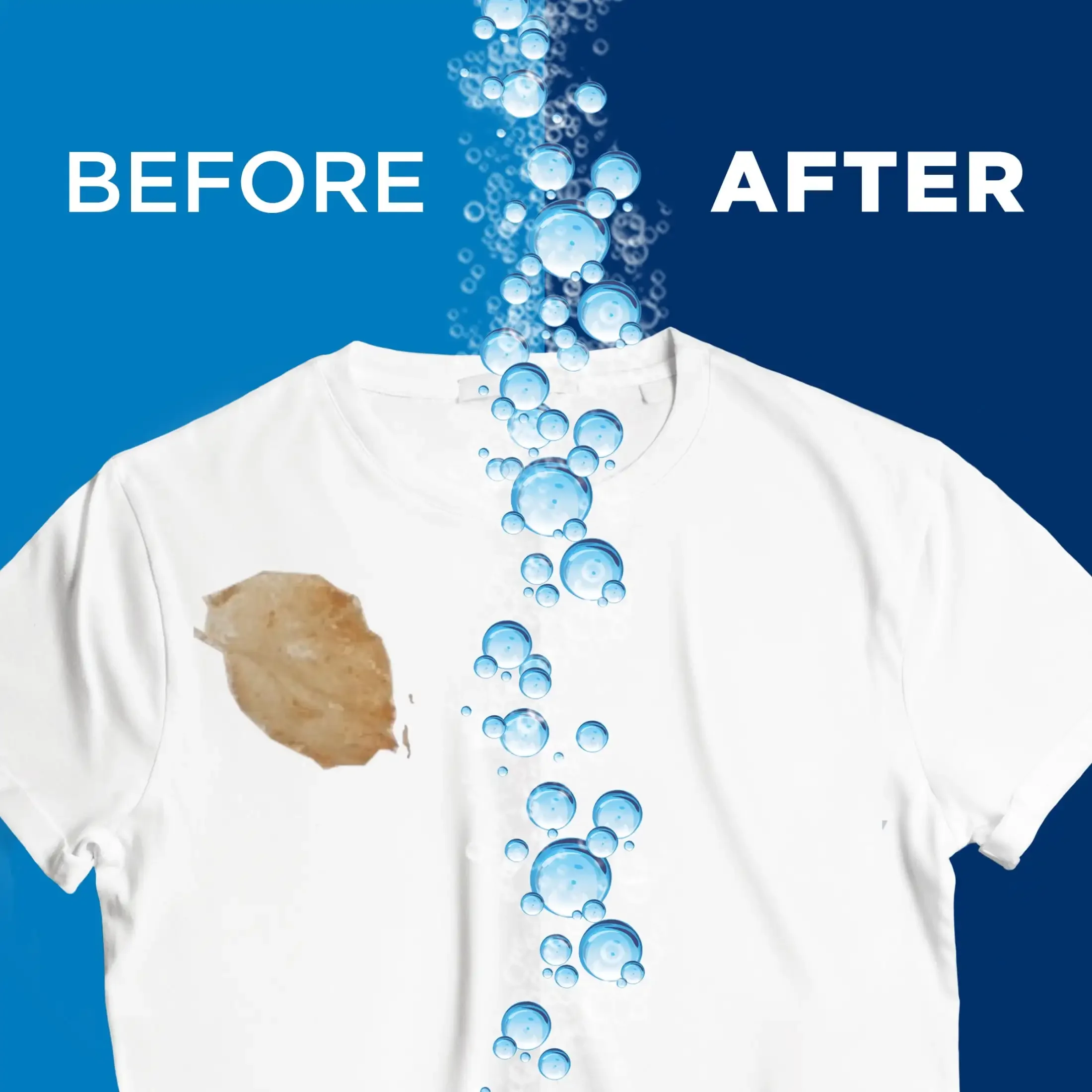 منظف الغسيل ذو الرائحة الطازجة مع 128 غسلة وتركيبة متقدمة مما يزيل البقع والروائح الصلبة بشكل فعال