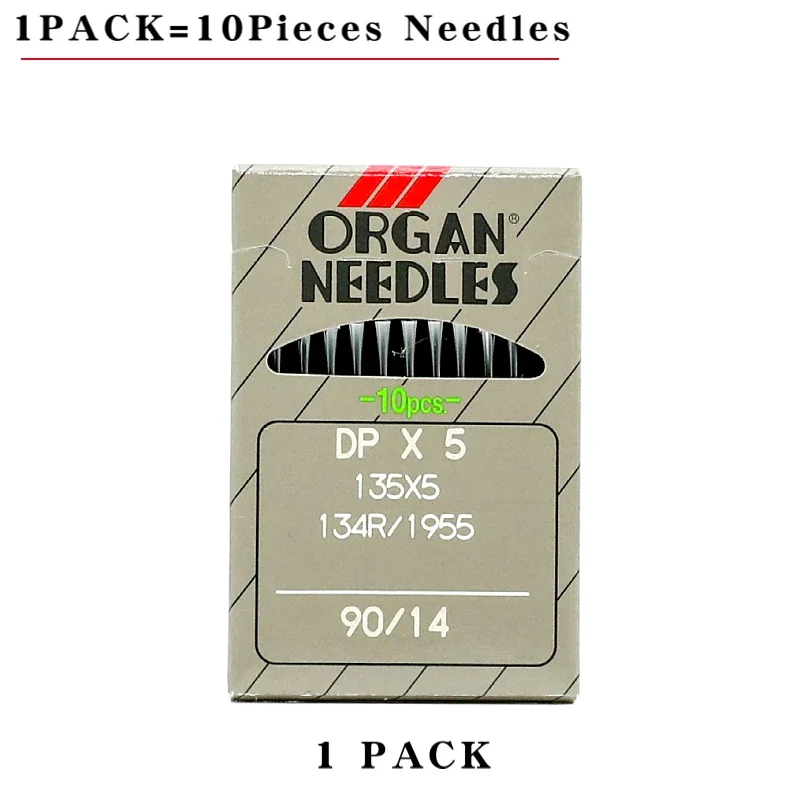 10 PCS DPX5 ORGAN Sewing Machine Needles For Industrial Sewing Accessories Japan DP*5 135X5 Knitting JUKI BROTHER