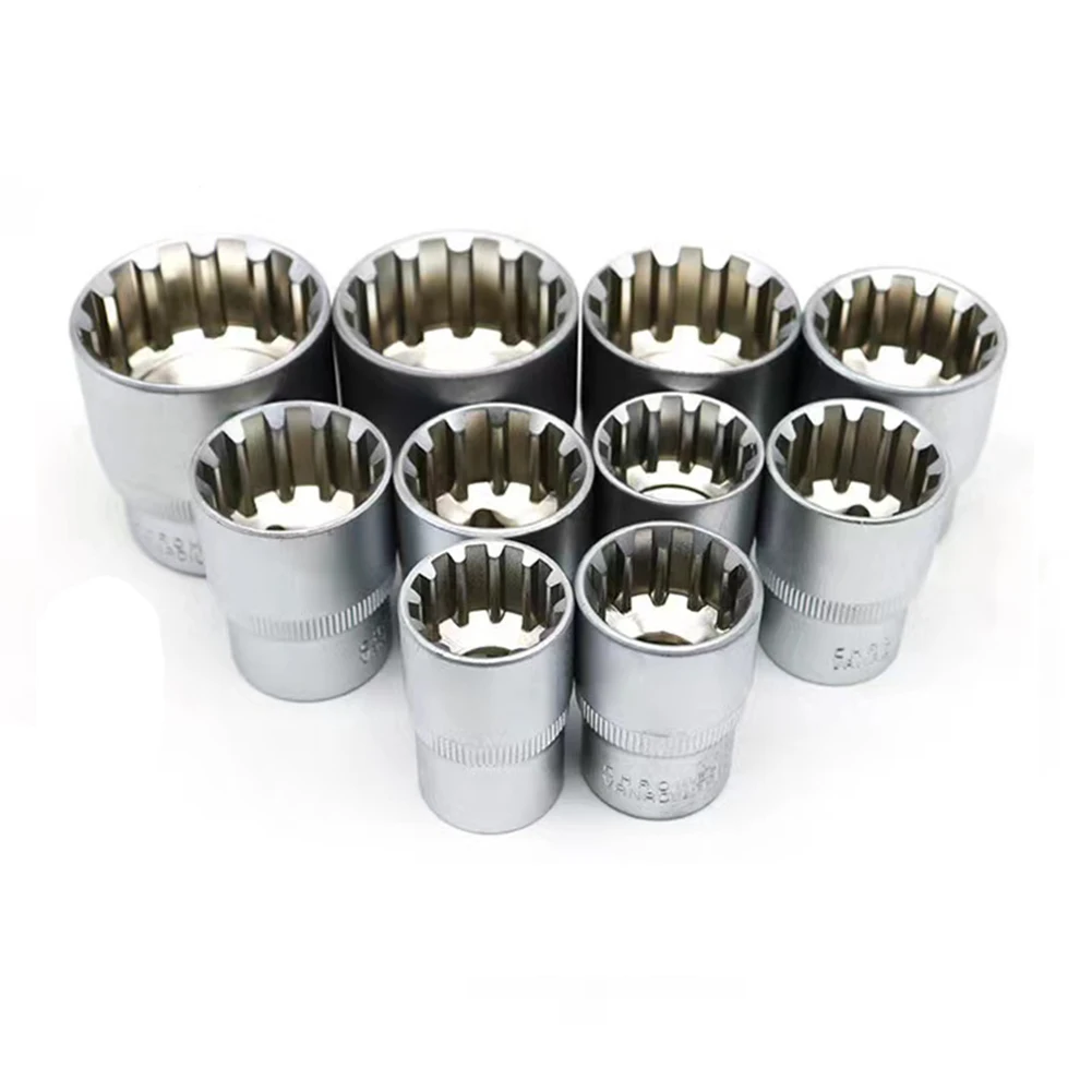 19pcs Spline Socket Set 1/2\