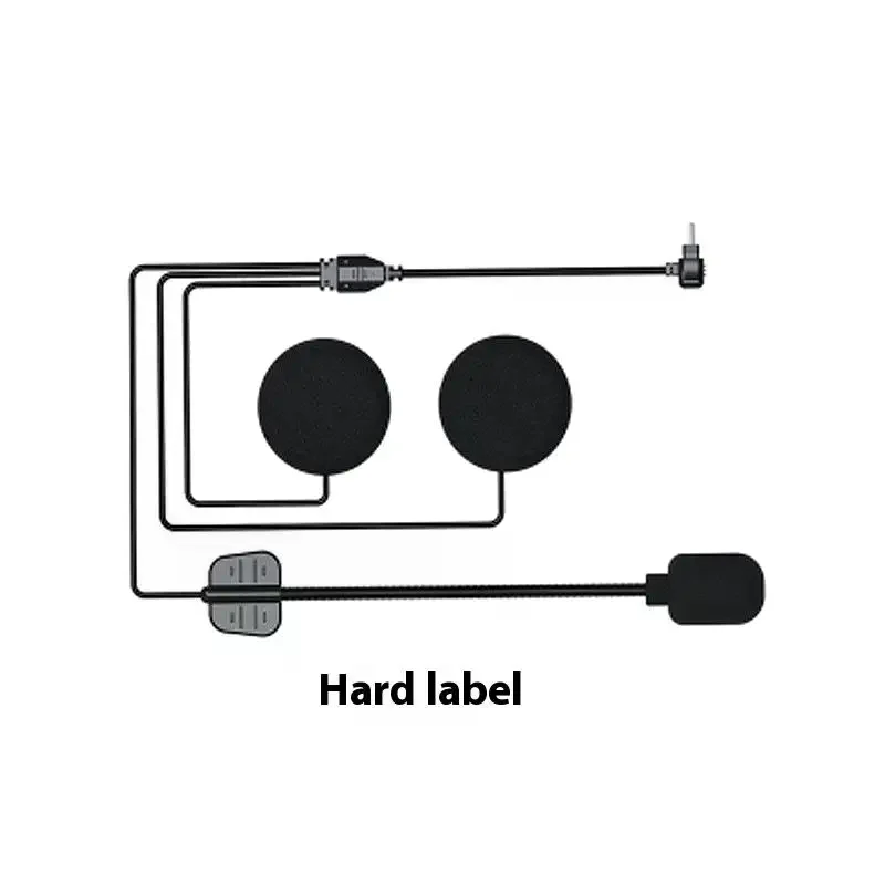 1Set Helm Bluetooth Headset Accessoires Voor LEXIN B4FM/GTX/G2P/G16/G1/MeshCom/Novus motorfiets Audio Kit