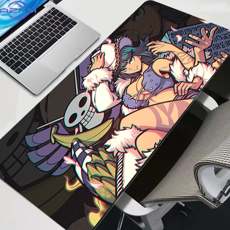 Mouse Pad Anime One Piece Anime Gaming Durable New Accessories Large Carpet Gamer PC Computer Keyboard Desk Mat Mausepad