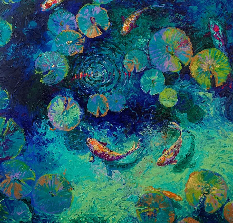 zd-Pure Handmade Modern Impression Iris Scott Paintings of Bird Animal Reproduction on Canvas@