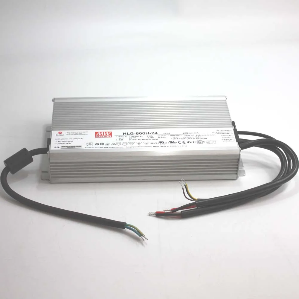 Meanwell HLG-600H-24 24V 600w led driver with constant voltage and constant current