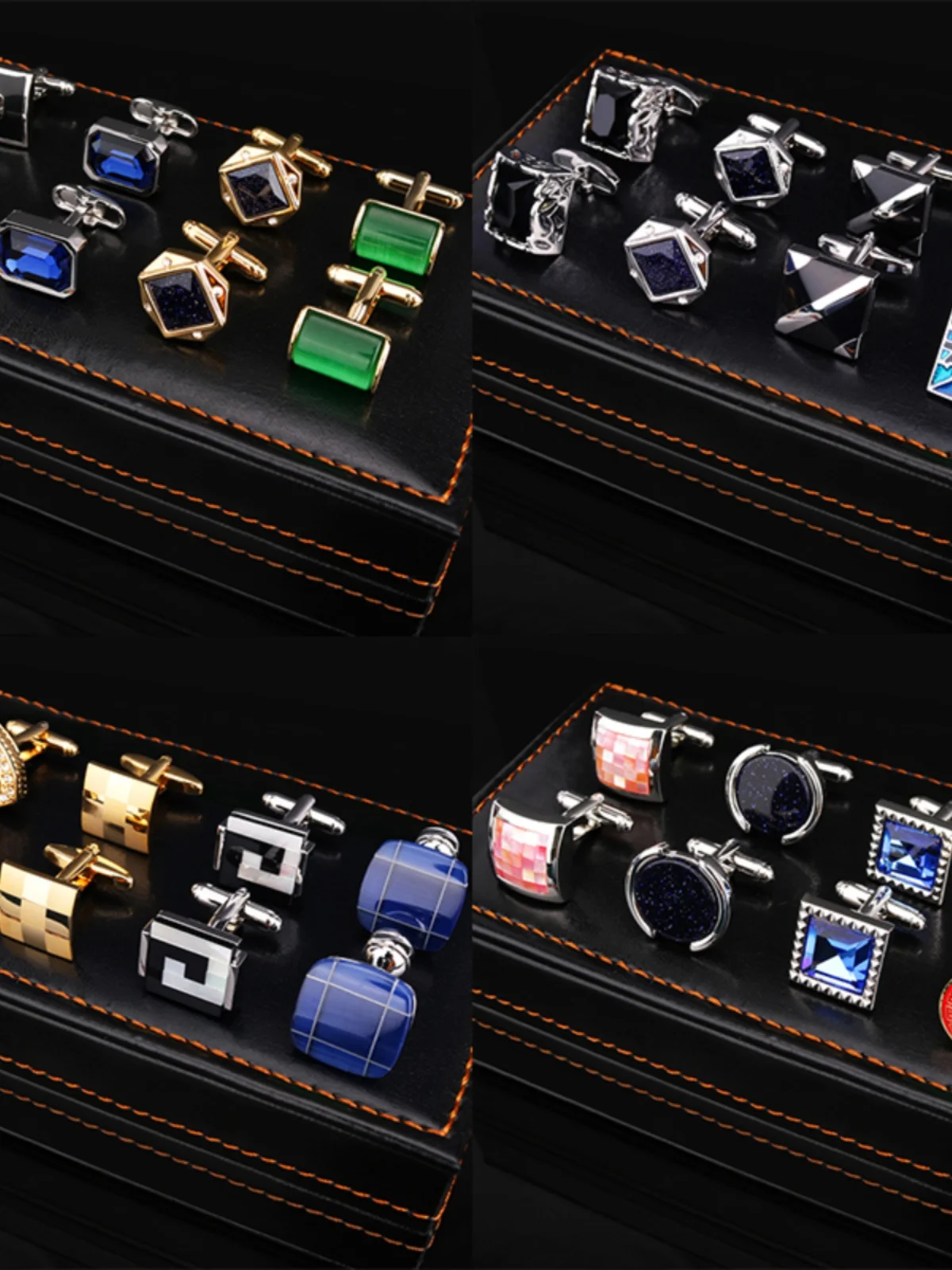

French Sleeve Staples Men's Cufflinks Cuff Staples High-end Men's and Women's Cufflinks Sleeve Staples