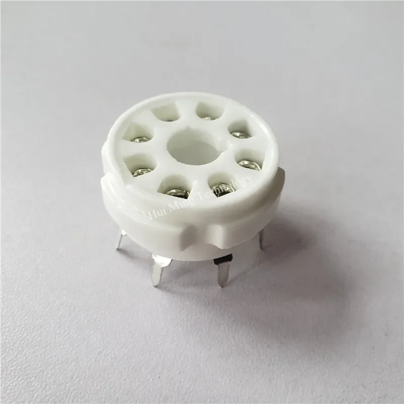 Ceramic Tube Socket 8 Pin Electrical Sockets Connectors GZC8-Y-2 Seat Tube Holder For KT66 KT88 EL34 6SN7 6L6 6V6 HIFI Amplifier