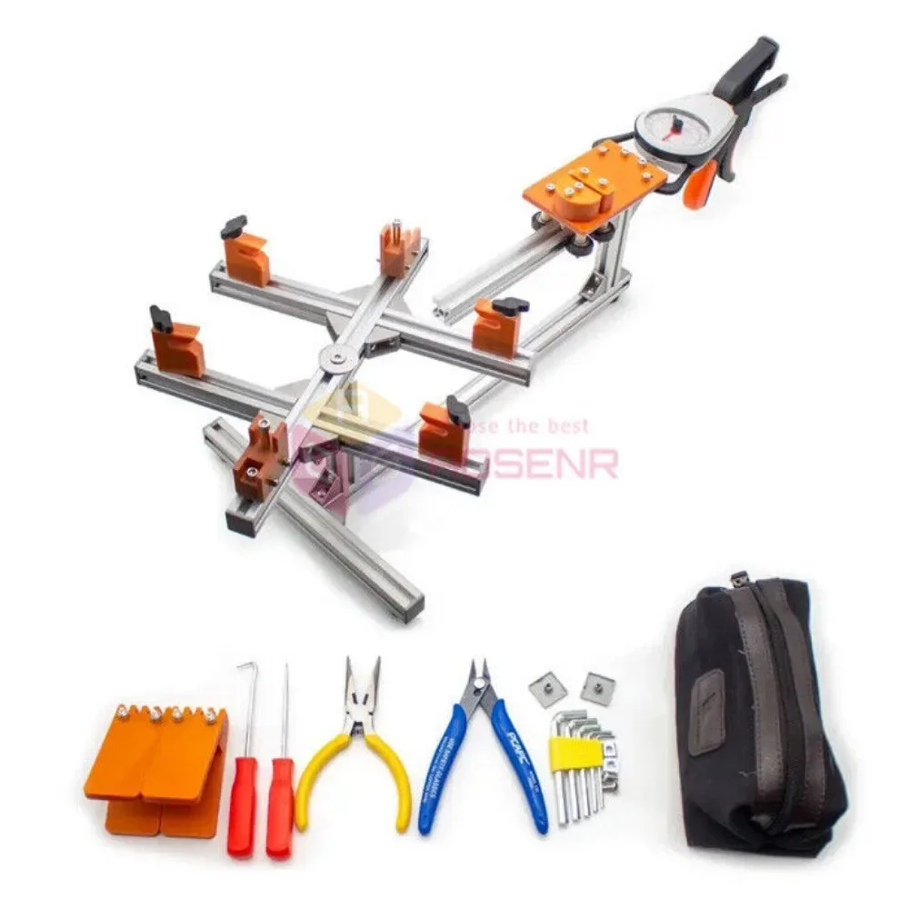 Badminton Racket Stringing Machine DIY Racket Frame Threading Machine 20-32LB Wire Stretcher